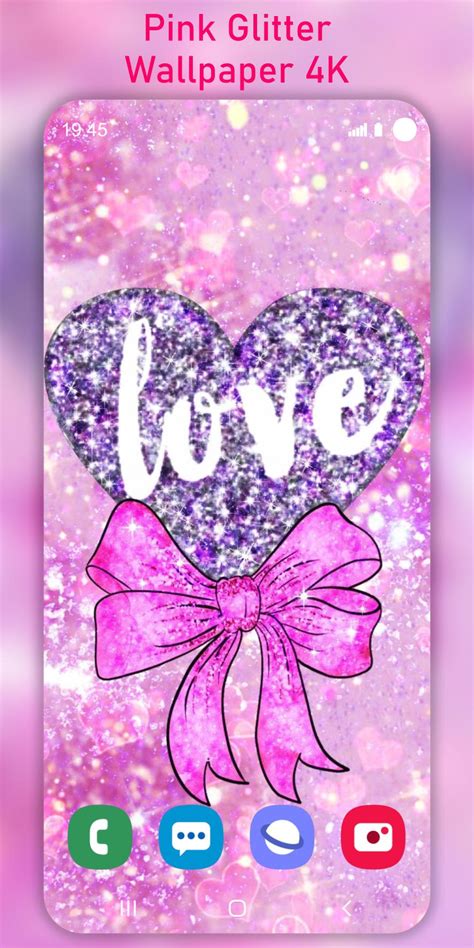 Descarga de APK de Pink Glitter Wallpaper 4K para Android