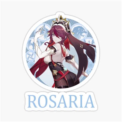 "Genshin Impact - Rosaria Cryo Polearm Character" Sticker for Sale by ...