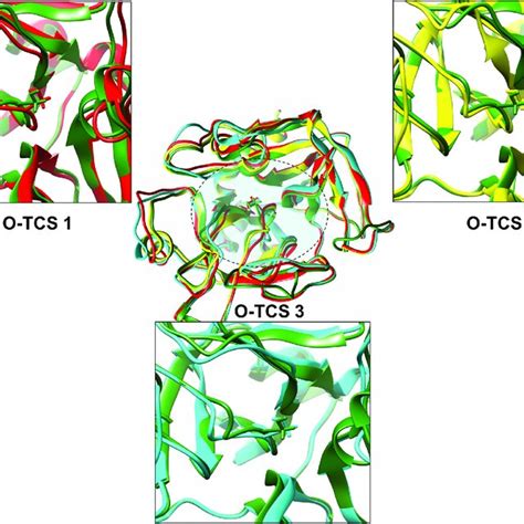 The cleavage site region interface. The panels A and B in this image ...