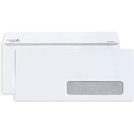 Amazon Custom Printed 10 Window Envelopes Bright White Wove