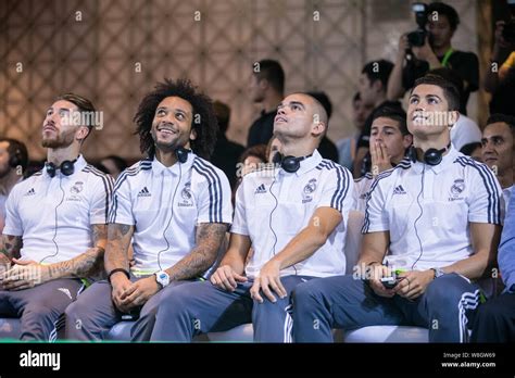 From Left Sergio Ramos Marcelo Vieira Pepe And Cristiano Ronaldo Of