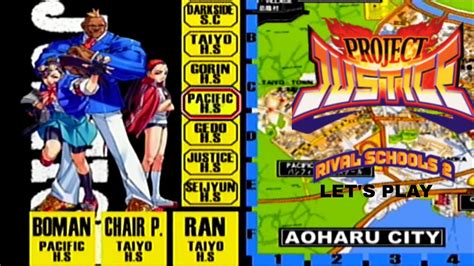 Lets Play Project Justice Rival Schools 2 Pacific High Story Mode