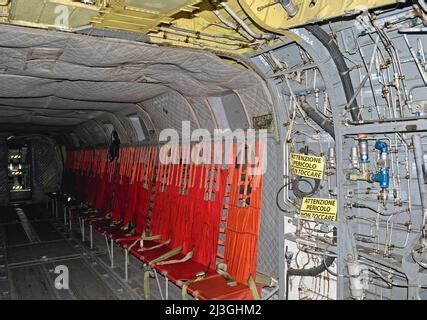 Chinook Helicopter Interior Stock Photo - Alamy