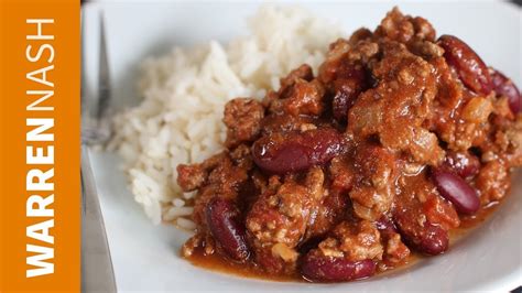 Chilli Con Carne Recipe Easy Mexican Favourite Recipes By Warren