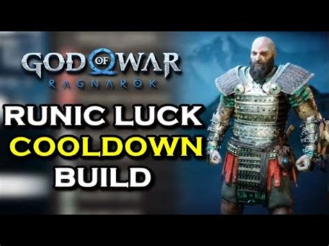 Runic Luck Cooldown Build God of War Ragnarök PS5 60FPS YouTube