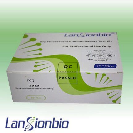 Pct Procalcitonina Test Dry Fluorescence Immunoassay Kit X Und