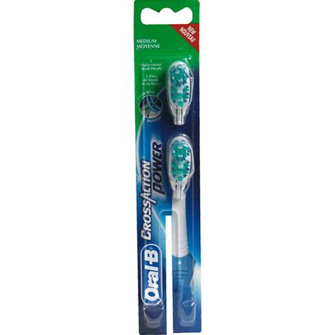 Oral B Crossaction Power Replacement Brush Heads Medium Stuffing Foodtown