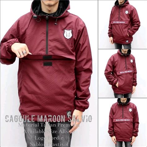 Jual Jaket Parasut Jaket Pria Windbreaker Olahraga Running Jaket