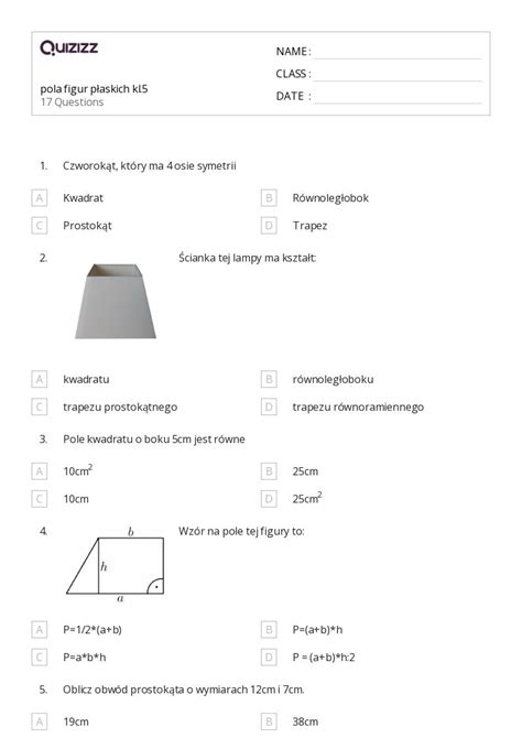 Ponad Klasyfikacja Tr Jk T W Arkuszy Roboczych Dla Klasa W Quizizz