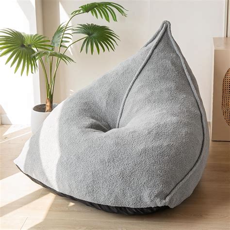 Maxyoyo Bean Bag Chairs For Adult Giant Bean Bag Couch With Filler Soft Lazy Sofa