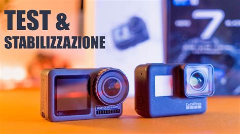 Dji Osmo Action Vs Gopro Hero 7 Black Recensione 4k Ita Youtube