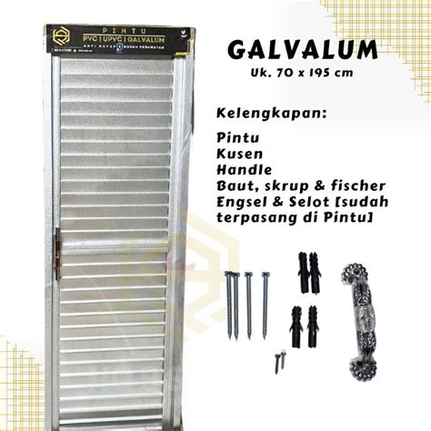 Jual PINTU KAMAR MANDI GALVALUM Shopee Indonesia