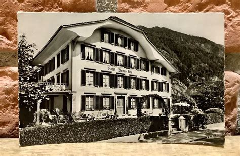 Alte Foto Ak Hotel Beausite Interlaken Kaufen Auf Ricardo