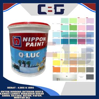 Jual Cat Tembok Qluc Nippon Paint Kg Khusus Gosend Grab Jakarta