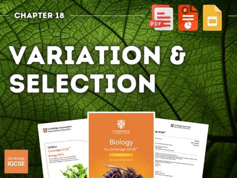 Cambridge Igcse Biology Chapter Variation And Selection