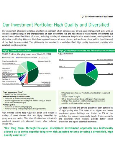 Diversified Investment 10 Examples Format Pdf