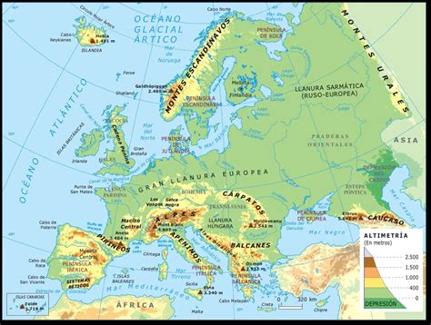 Geografía física de Europa - TU GUÍA DE APRENDIZAJE