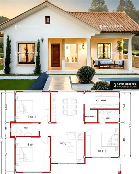 Pin By Fanny Lemus On Planos Hogar In Affordable House Plans