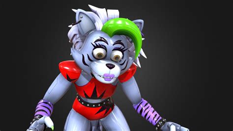 Roxy Roxanne Wolf Fnaf Security Breach Download Free 3d Model By