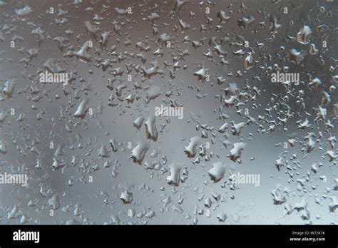 Water Drops On Glass For Background Stock Photo Alamy