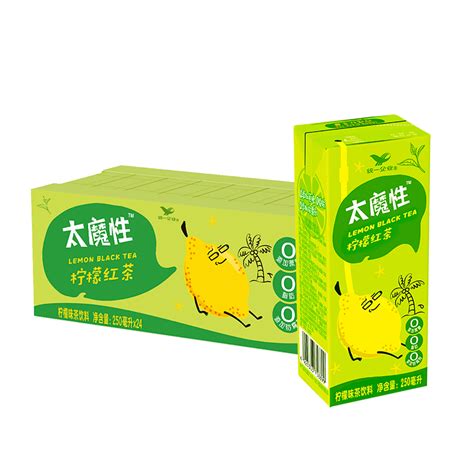 统一 太魔性 柠檬红茶 网红茶 经典柠檬茶风味饮品 250ml 24盒 饮料 什么值得买