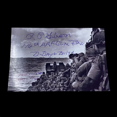 Rare Original D Day Us Army Infantry Utah Beach Nd Wave Veteran Robert