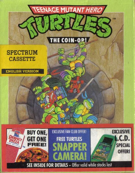 Mundo Retrogaming Teenage Mutant Hero Turtles The Coin Up ZX Spectrum