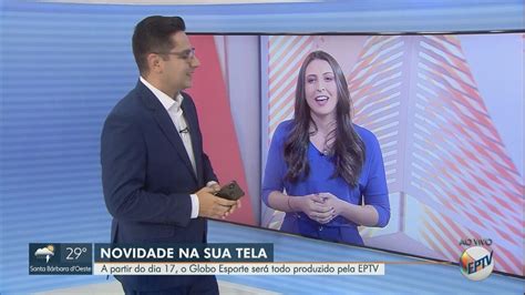 EPTV estreia Globo Esporte para as regiões de Campinas Ribeirão Preto