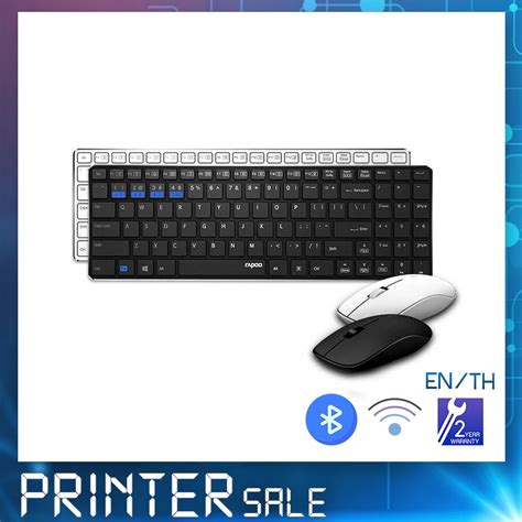 Rapoo 9300M Keyboard Mouse Multi mode Bluetooth 3 0 4 0 ไทย ENG