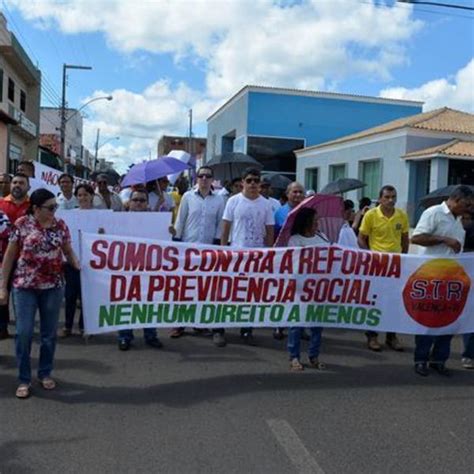 Manifesta O Contra Reformas Trabalhista E Previdenci Ria Realizada