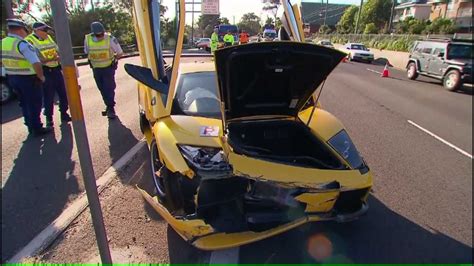 Lamborghini Murcielago Crash Sydney Youtube