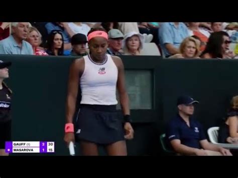 Coco Gauff Vs Rebeka Masarova Live Wta Tennis Auckland Final