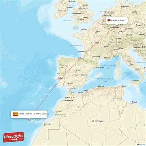 Direct Flights From Santa Cruz De La Palma To Frankfurt Spc To Fra Non Stop