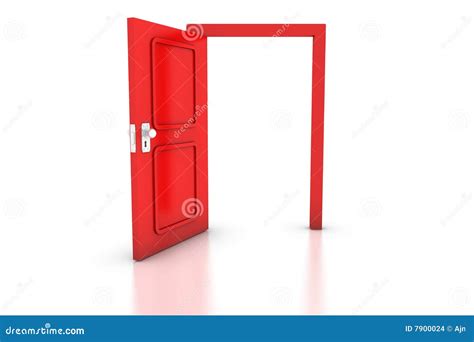 Open Red Door Stock Images Image 7900024