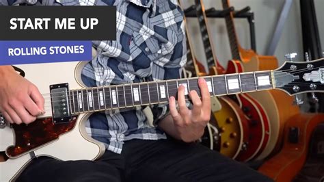 Start Me Up Guitar Lesson Tutorial Rolling Stones Open G Tuning Youtube