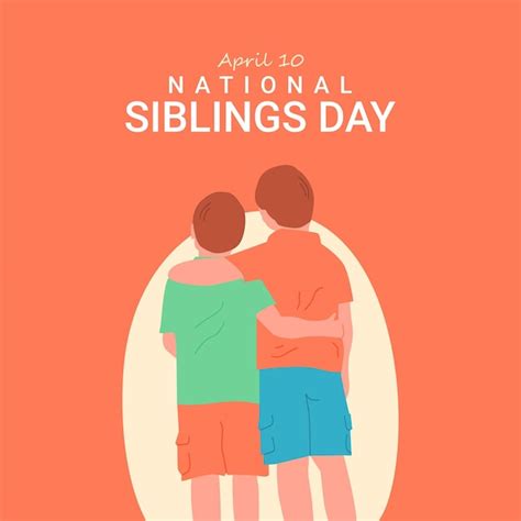 Happy national siblings day Vectors & Illustrations for Free Download ...