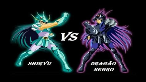 Saint Seiya Shiryu Vs Dragão Negro Cavaleiros Do Zodíaco Youtube