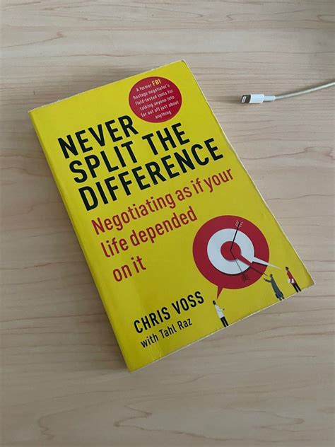 Chris Voss Never Split The Difference Book Hobbies Toys Books