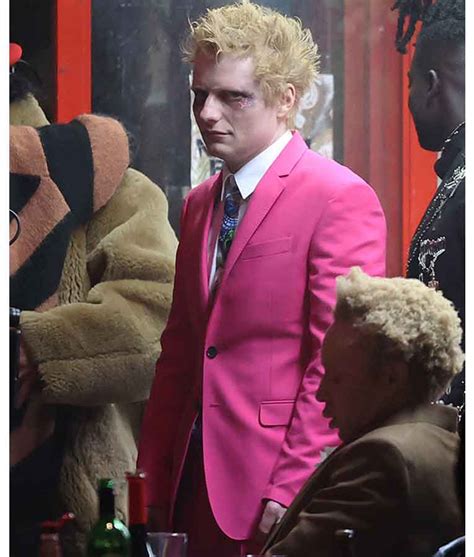 Ed Sheeran Bad Habits Pink Suit | Men's Pink Suit