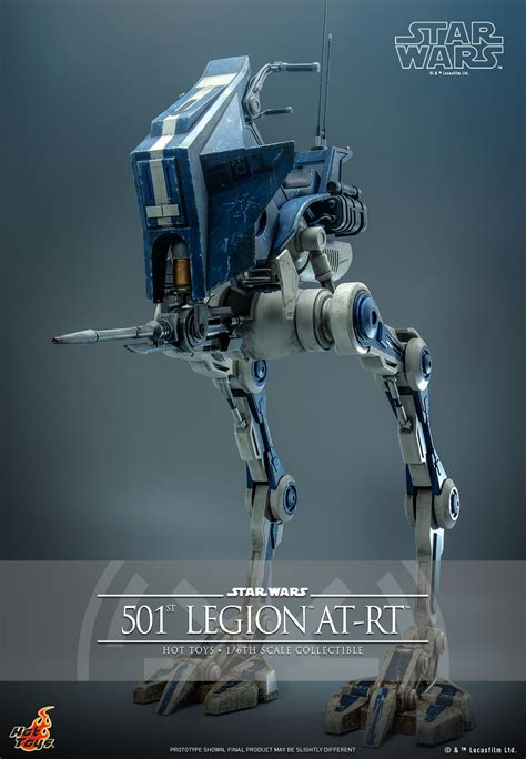 Star Wars: The Clone Wars - AT-RT Vehicle and ARF Trooper by Hot Toys ...