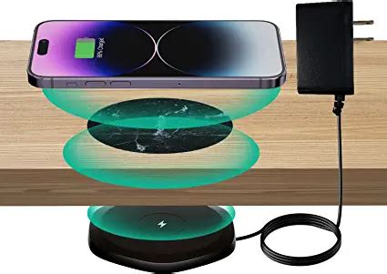 Kpon Invisible Wireless Charger Mm Under Table Qi Charger