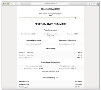 MWD Battery Life Calculator: Download