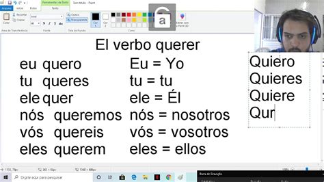 El Verbo Querer Youtube