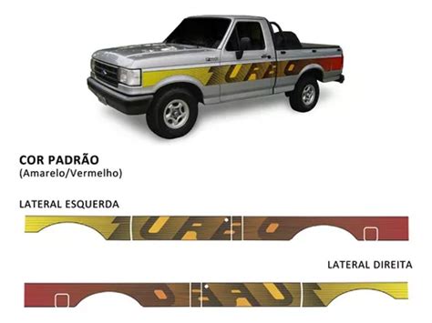 Faixa Decorativa Turbo Amarela Vermelha F1000 93 94 Parcelamento Sem