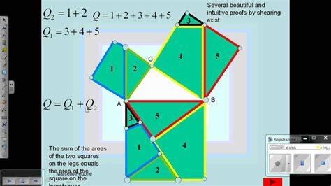 Demonstrate the Pythagorean Theorem(Dimostrazioni del teorema di pitagora).wmv - YouTube