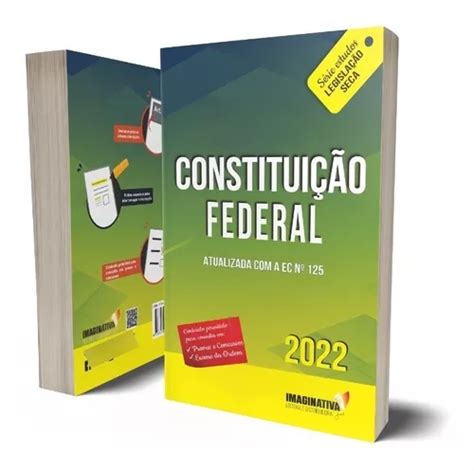 Constituição Federal 2022 Ec 125 Texto Completo Legisla Seca MercadoLivre