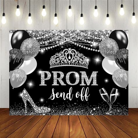 Lofaris Prom Send Off 2024 Photography Backdrop Black And