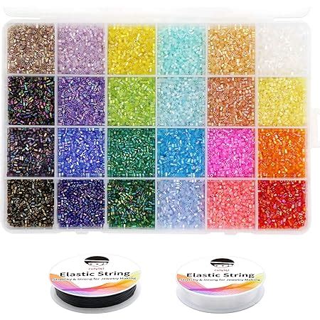 Eutenghao Pcs Glass Seed Beads Small Craft Beads For Diy Bracelet