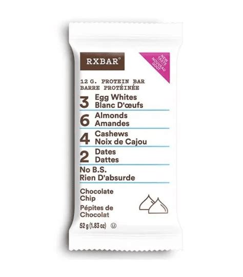 Buy Rxbar Protein Bar 12 G Chocolate Chip For 4099 Cad Vitasave