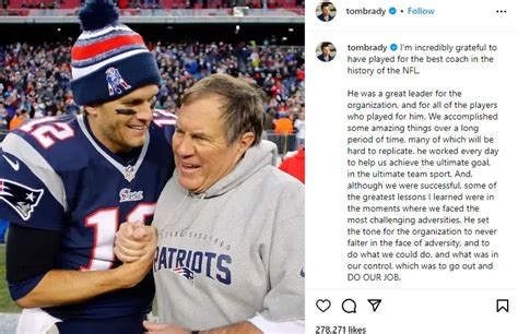 Tom Brady Reacts To Bill Belichick Patriots Parting Ways After 6